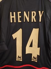 Maglia calcio Nike Match Worn Match Issued Arsenal Thierry Henry  2002-03