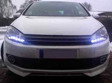 FARI VW GOLF 6 DAYLINE LED DIURNI+ANGEL EYES   FRECCE A LED DAL 10/2008 IN POI