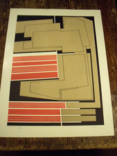 Gualtiero Nativi - Litografia Numerata A Colori- 60x80 Del 1974