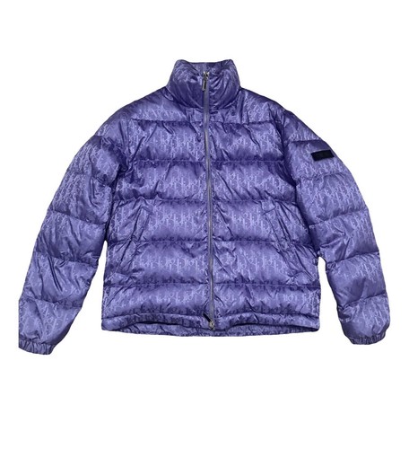 Piumino dior viola monogramma - viola,