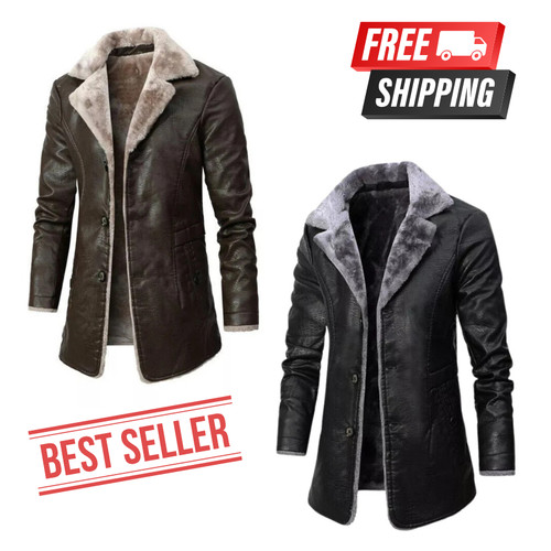 Cappotto uomo pelle lungo