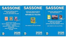 SASSONE CATALOGO SPECIALIZZATO Volume 1 + Volume 2 + Volume 3  2026