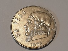 Moneta Messico Mexico 1 Un Peso 1978