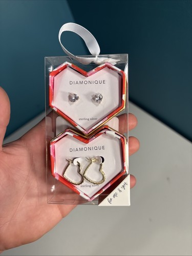 Orecchini perno con zirconi - orecchini,