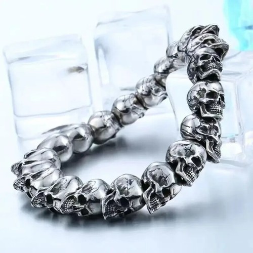 Bracciale teschio teschio uomo