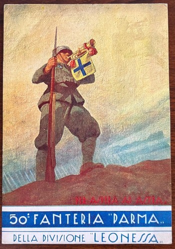 Cartolina militare 50 - cartolina, "50°