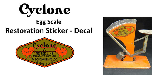 Cyclone mfg egg scale - mfg, co.