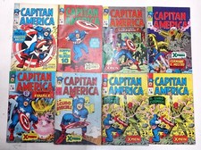 CAPITAN AMERICA  1/128 COMPLETA - ED. CORNO - TRANNE IL n° 126