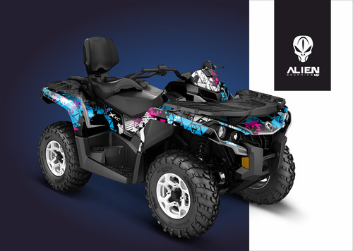Kit grafica atv can - grafica,