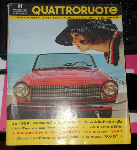 Quattroruote novembre 1960 - quattroruote, 59