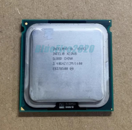 Intel xeon x5492 slbbd clock - xeon,