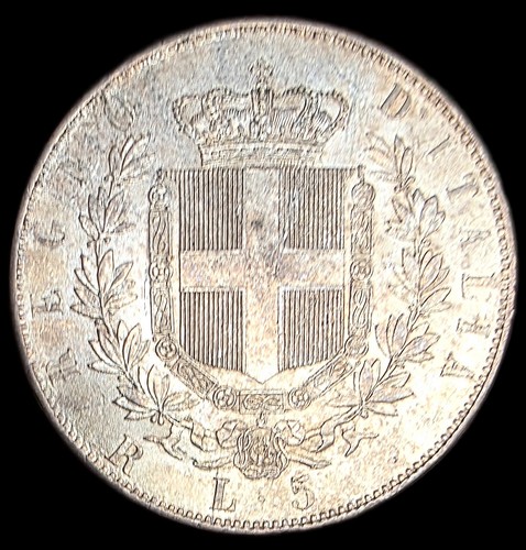 Ororosso italia lire 1876 - italia,