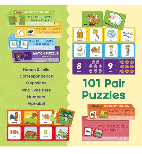 Puzzle per bambini mesi set - 12+mesi,