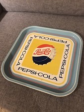 ?Vassoio INSEGNA  PEPSI COLA TABELLA EMAILLEE ARREDO PLAQUE COCA VINTAGE enamel