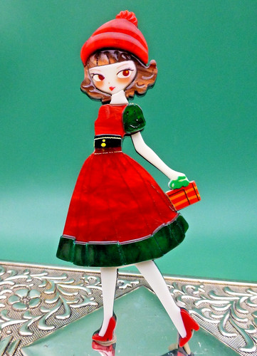 Spilla moderna vintage fatta - spilla,