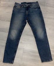 Jeans uomo cool H&M pantaloni conici regular fit taglia W 32/L32