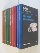 lotto 10 volumi collana LE GRANDI IDEE DELLA SCIENZA RBA Gauss Newton Turing etc