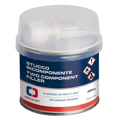 Stucco poliestere con - stucco, di
