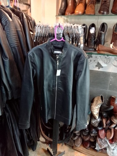 Giacca uomo pelle nera - , cafe