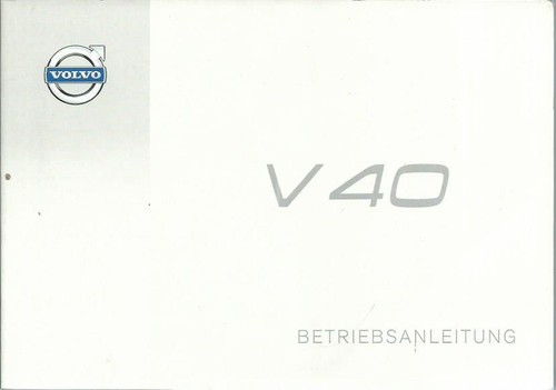Volvo v40 manuale uso - volvo,