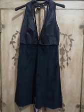 Vestito Donna Pelle nero