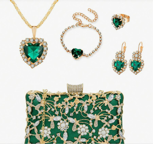 Borsa sera splendido set - -,