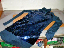 ABBIGLIAMENTO DONNA ABITINO VISCOSA con PAILLETTES M/L tg.42 BUON USATO AFFARE!