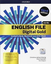 English file Digital Gold - A2/B1 - St. book & WB. NO Allegato NO  9780194524711