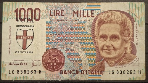 Repubblica banconota lire 1000 - repubblica,