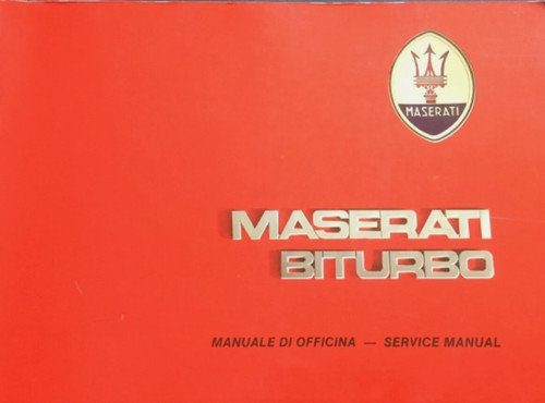 Maserati biturbo manuale - maserati,