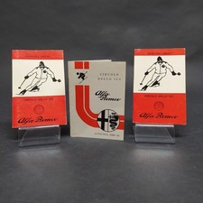 Lotto di 3 libretti Alfa Romeo