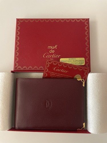 Cartier portafoglio pelle - cartier,