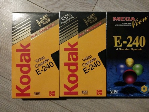 Cassette vhs vuote kodak - cassette,
