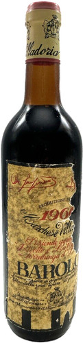 Vintage barolo 1966 vino rosso - vintage,