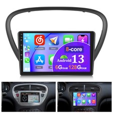 Autoradio 6G+128G Carplay Android 13 per PEUGEOT 607 2004-2010 GPS FM WIFI DSP