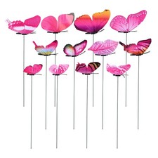 36pcs puntelli farfalla PVC