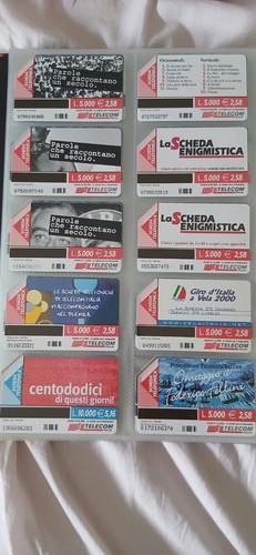300 schede telefoniche dalla - schede,