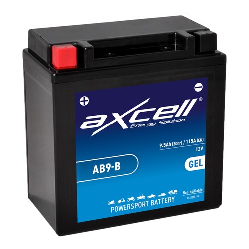 Axcell batteria 12v yb9 - batteria, yb9-b