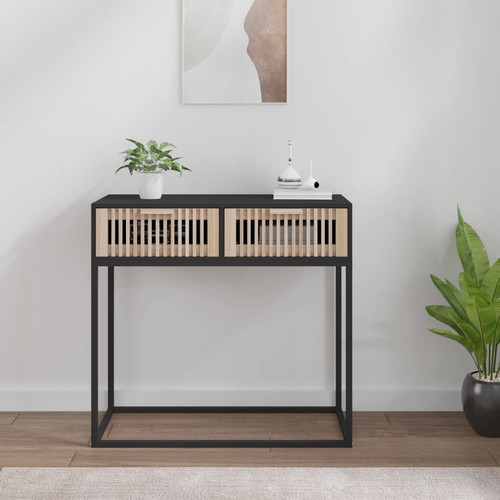 Vidaxl tavolino consolle nero - vidaxl,