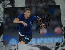 AUTOGRAFO Pio Esposito INTER Nazionale Italia Spezia 10x15cm IDOLO LEGEND SPORT
