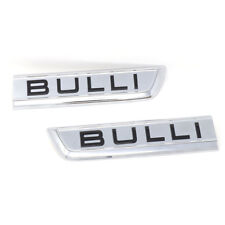 VW T6 Transporter scritta Bulli porta emblema set logo alluminio opaco placca