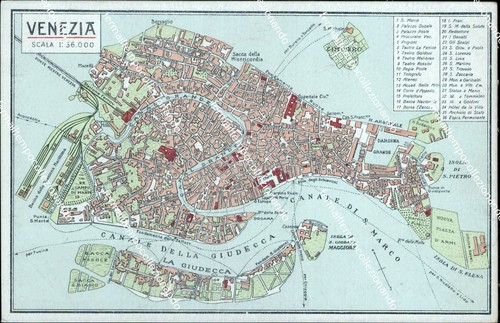 Bm54 cartolina venezia - cartolina, citta'