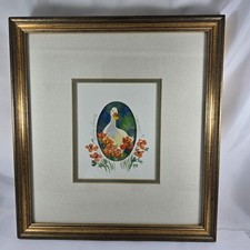 Acquerello anatra incorniciato