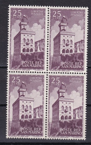San marino 1945 - palazzo, del