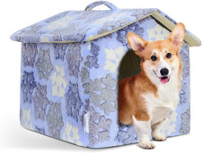 Cuccia per Gatto E Cani Chiusa Da Interni,L53*W50*H43Cm (L),Cuccia Cani E Gatto 