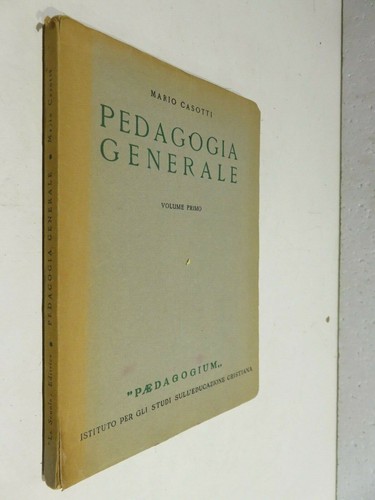 Pedagogia generale volume - pedagogia,