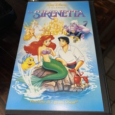 LA SIRENETTA Classici Walt Disney videocassetta VHS 1° Edizione Settembre 1991