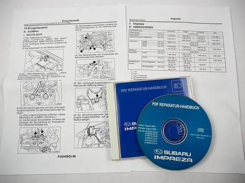 Subaru impreza 2001 - al, 2005