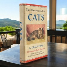 Observer's Book Of Cats 1961, RARE EARLY PRINTING, The