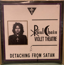 PAUL CHAIN VIOLET THEATRE Detaching From Satan 2013 EP LTD /350 Purple Vinyl